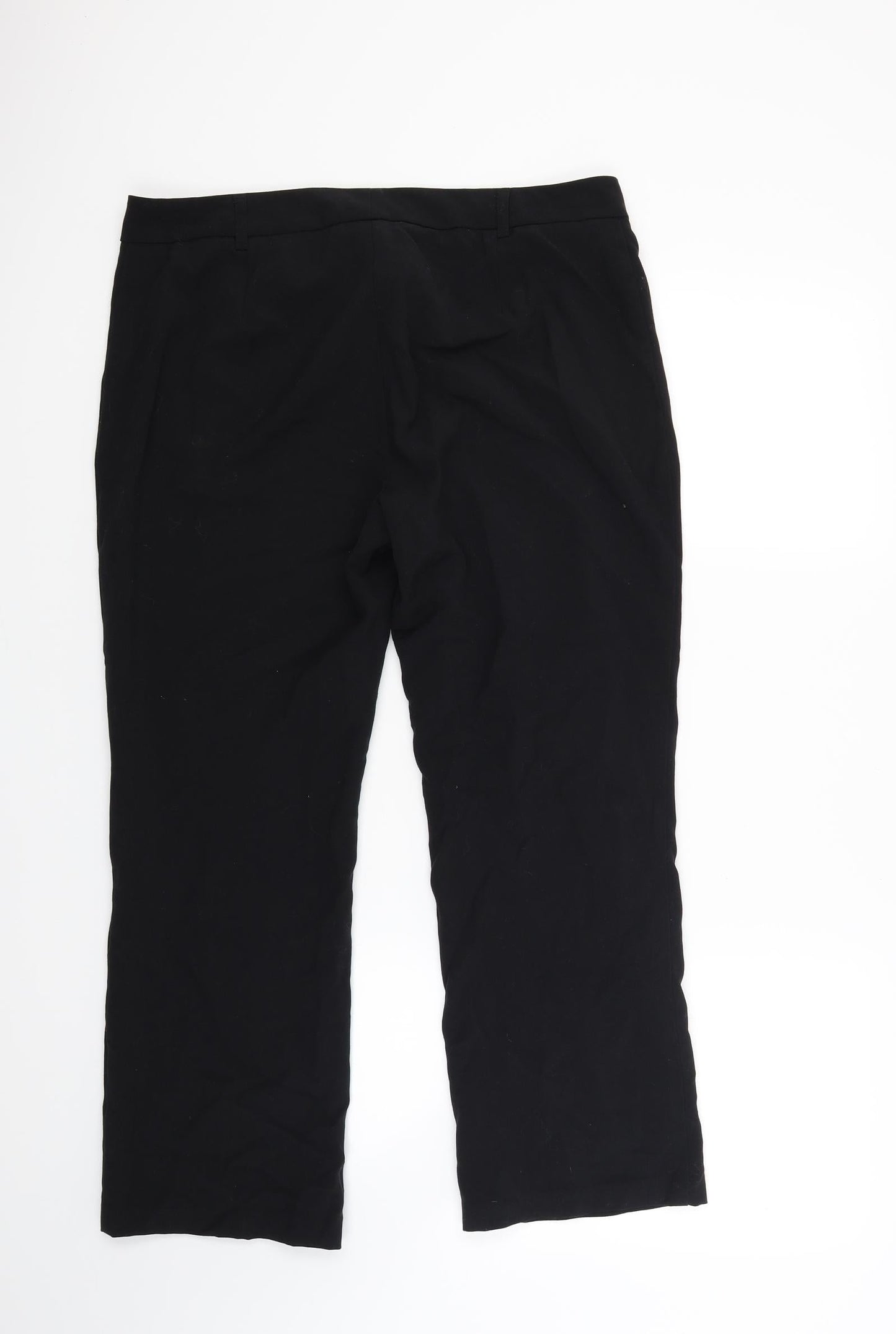 Marks and Spencer Womens Black   Trousers  Size 14 L23 in