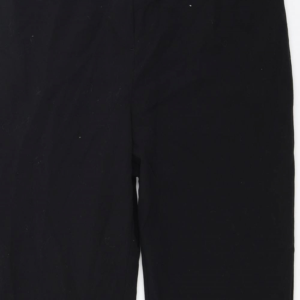 Marks and Spencer Womens Black   Trousers  Size 14 L23 in