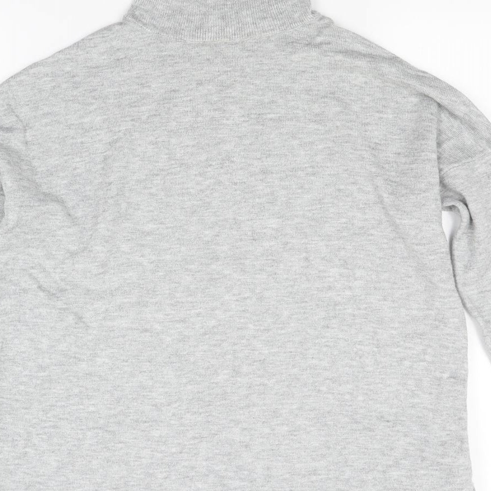 H&M Womens Grey  Knit Pullover Jumper Size XS