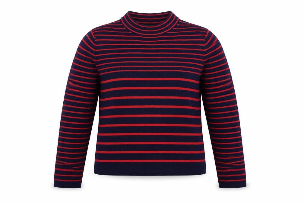 New Look Womens Blue Striped  Pullover Jumper Size 10
