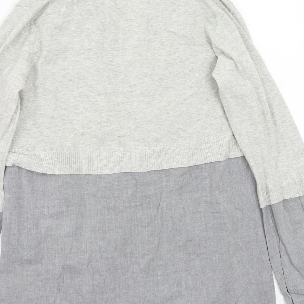 Kookai Womens Grey   Basic Button-Up Size 2
