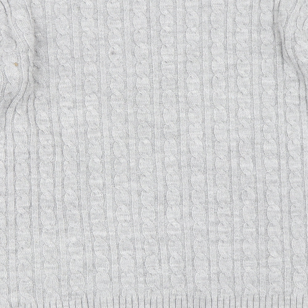 Pure & Natural Womens Grey   Pullover Jumper Size S