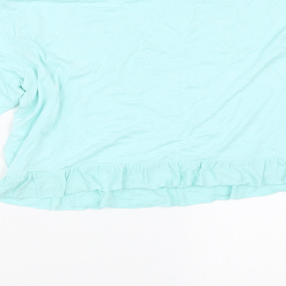 In the Style Womens Blue   Basic T-Shirt Size 6