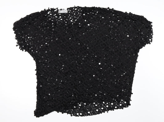 Vouley Vous Womens Black   Basic Blouse Size M