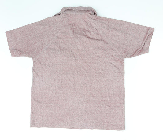 C&A Mens Purple    Polo Size M