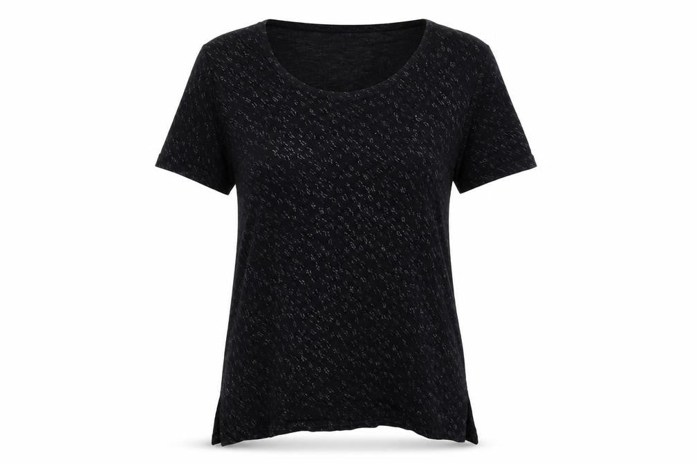 Twotone Womens Black   Basic T-Shirt Size 12