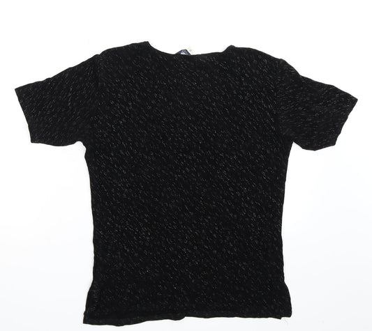 Twotone Womens Black   Basic T-Shirt Size 12