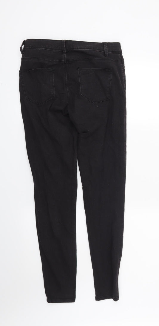 Denim CO Womens Black   Skinny Jeans Size 10 L30 in
