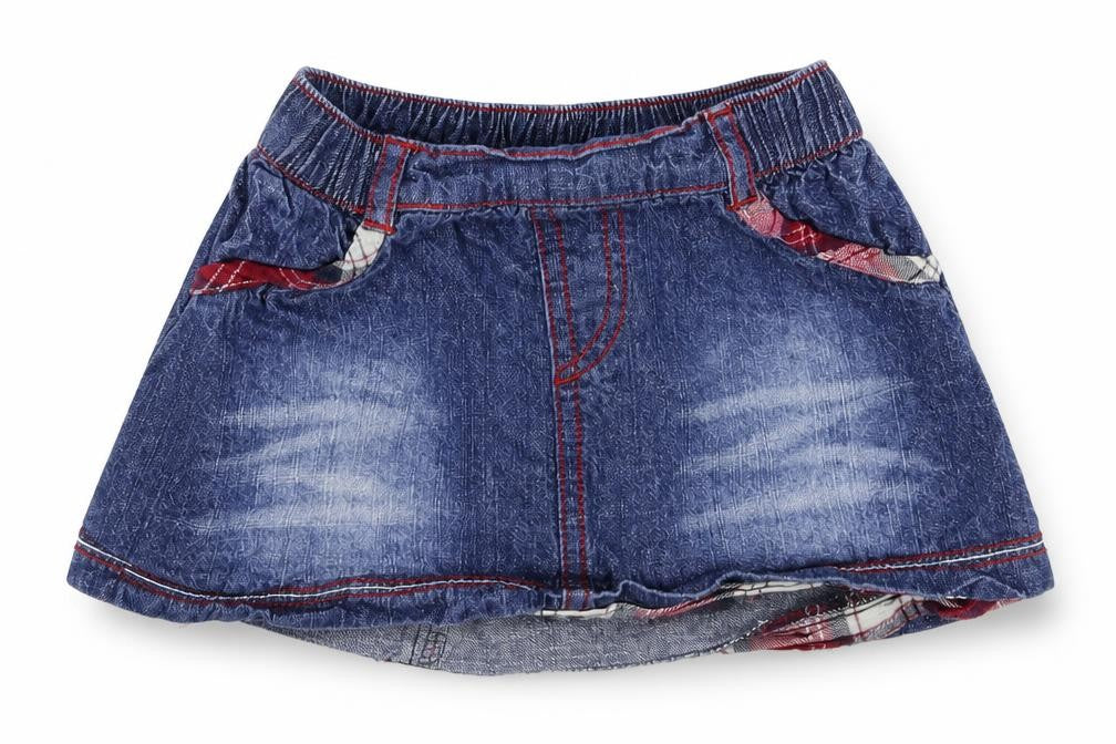 George Girls Blue  Denim A-Line Skirt Size 12-18 Months