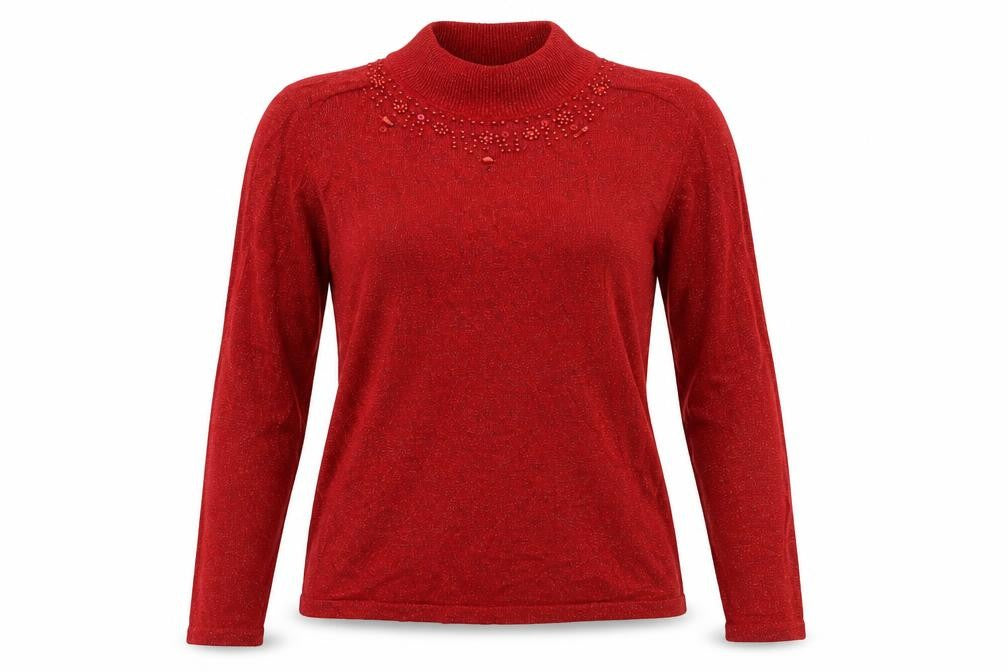 Marks & Spencer Womens Red  Knit Pullover Jumper Size S