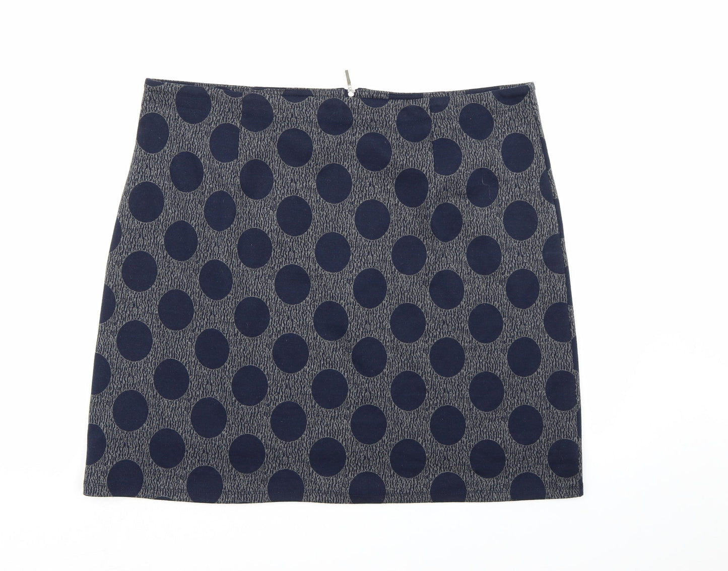 Mitzy Womens Blue Polka Dot  A-Line Skirt Size 20