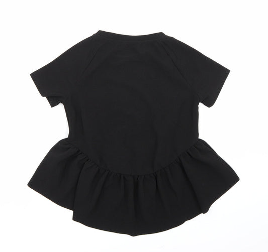 SHIEN Womens Black   Basic Blouse Size XS