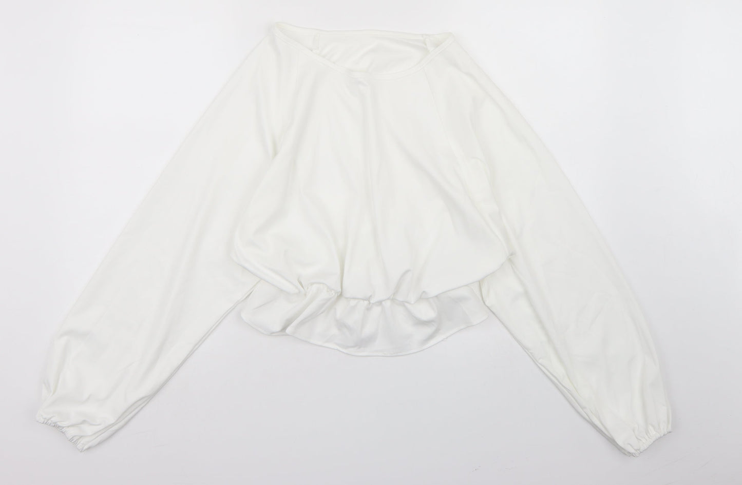 Preworn Womens White   Basic Blouse Size S