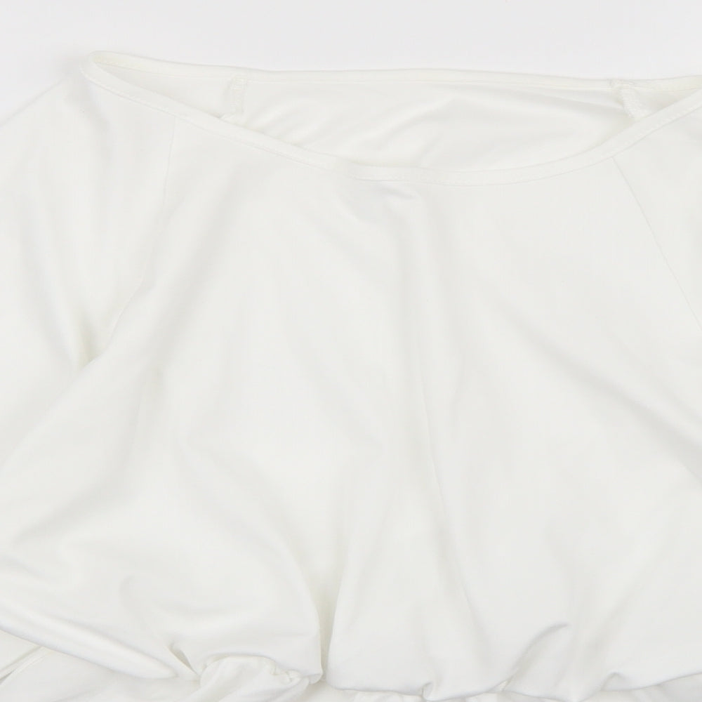 Preworn Womens White   Basic Blouse Size S