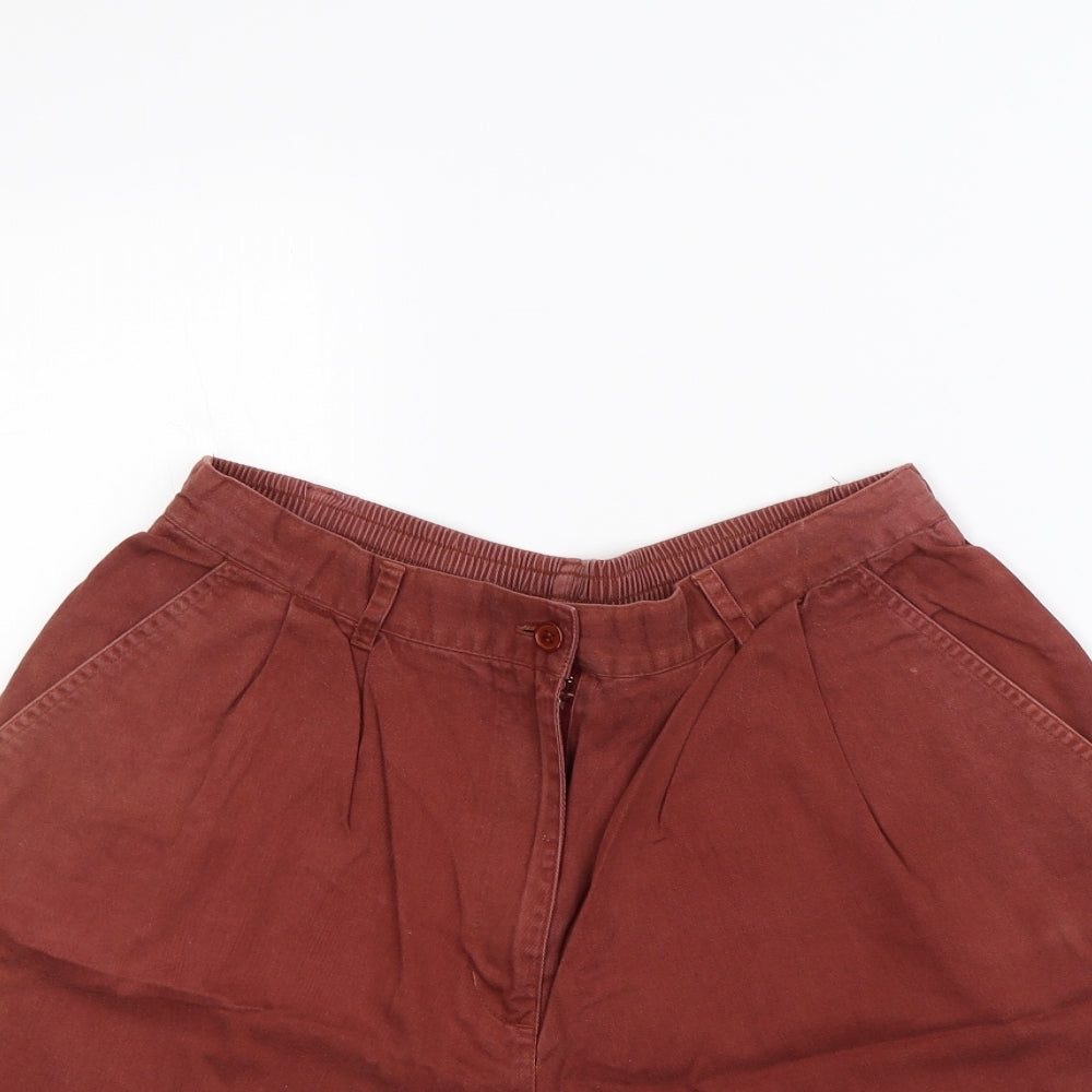 FX  Womens Red   Paperbag Shorts Size 16
