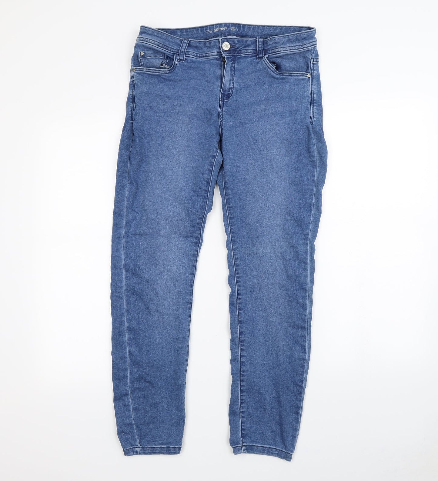 Preworn Womens Blue   Straight Jeans Size 32 in L30 in