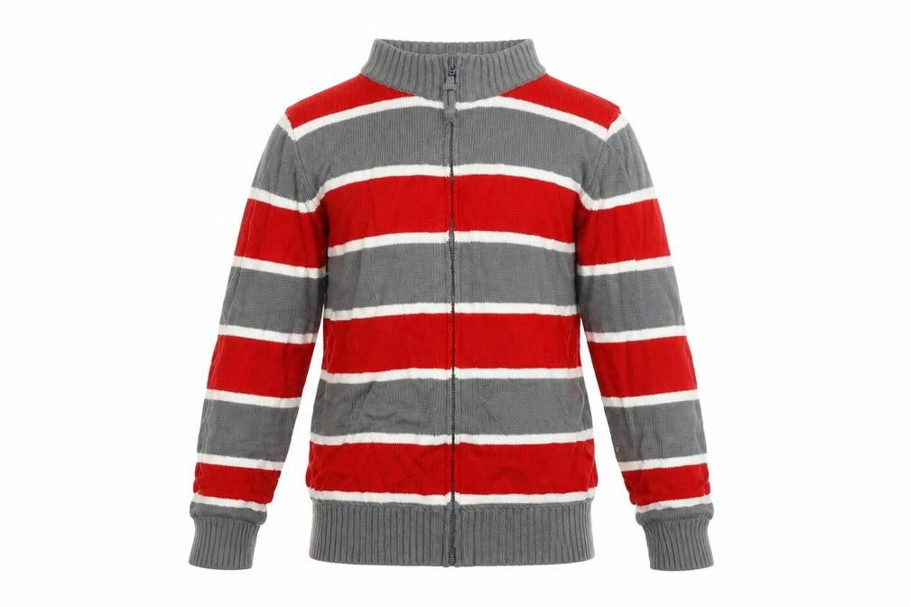 Preworn Boys Multicoloured Striped  Jacket  Size 12 Years