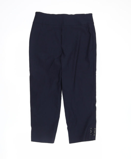 Denver Hayes Womens Blue   Pedal Pusher Trousers Size 6 L21 in