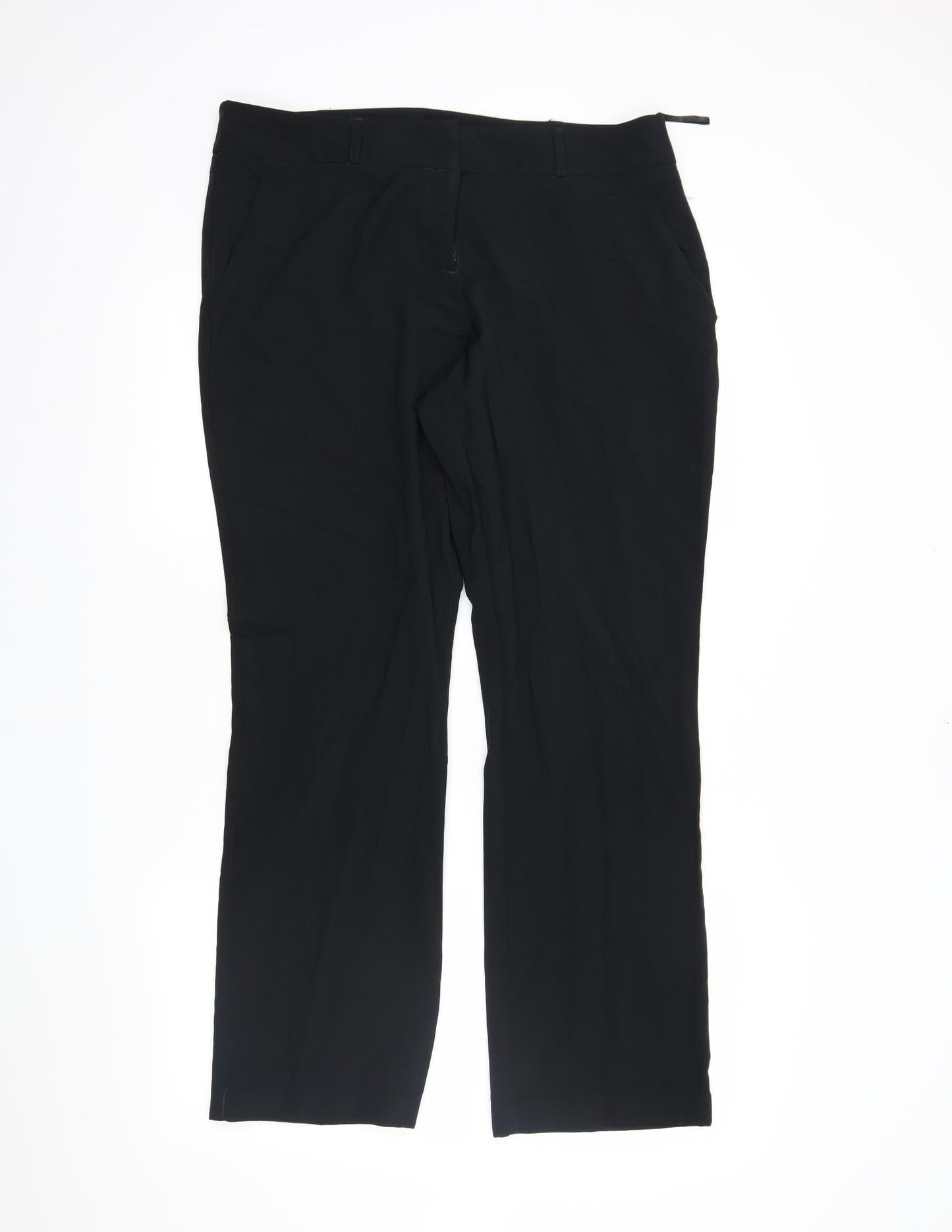 Dorothy Perkins Womens Black   Trousers  Size 14 L27 in