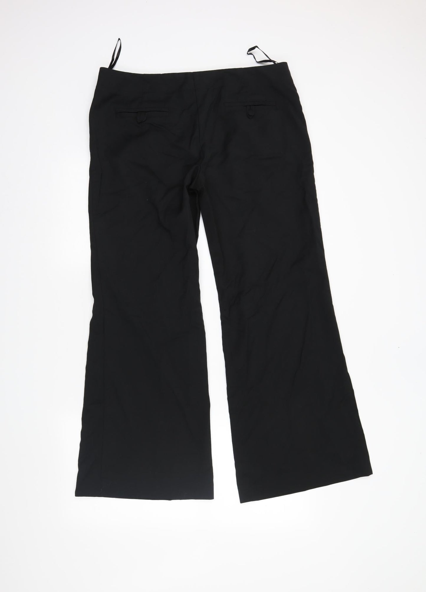 Love Label Womens Black   Trousers  Size 14 L29 in