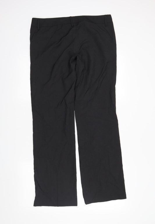 Sisley Womens Grey   Trousers  Size 14 L31 in