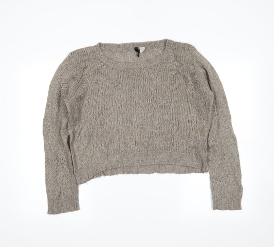 H&M Womens Brown   Pullover Jumper Size M