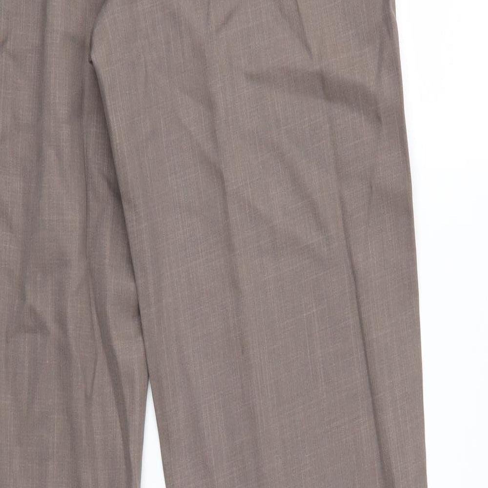 Debenhams Womens Brown   Trousers  Size 12 L30 in