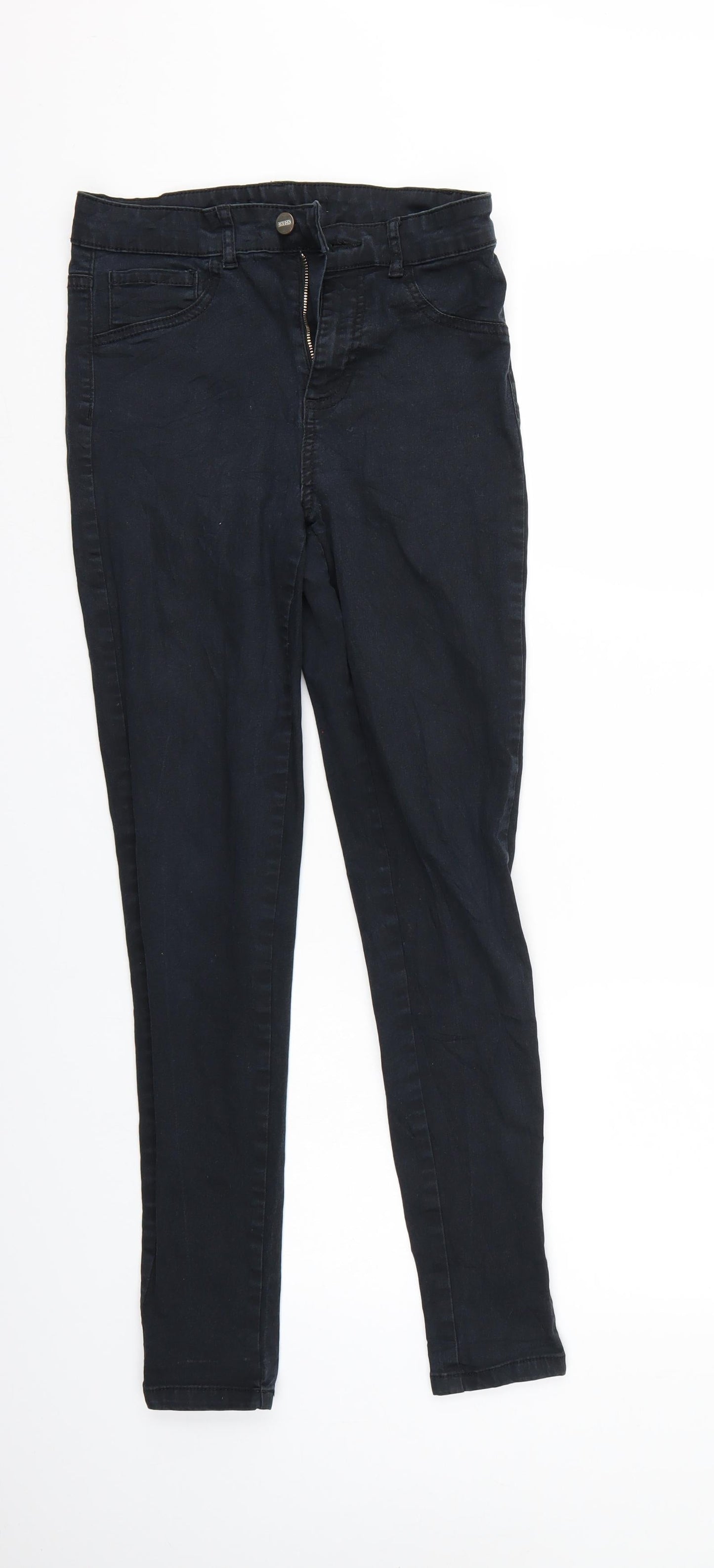 Preworn Womens Black  Denim Skinny Jeans  L28 in