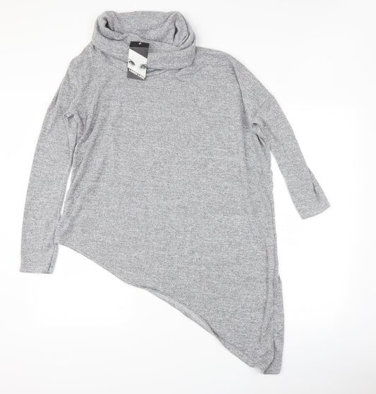 Ladies Look Womens Grey   Pullover Jumper Size S