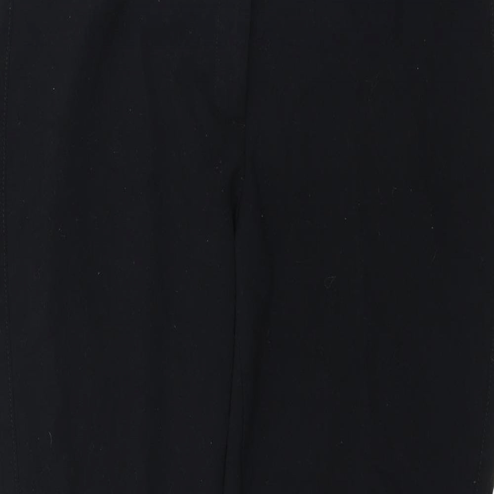 Marks and Spencer Womens Black   Trousers  Size 14 L27 in - short Leg