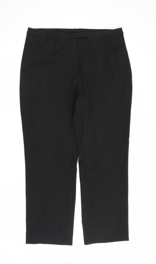 Preworn Womens Black   Trousers  Size M L26 in