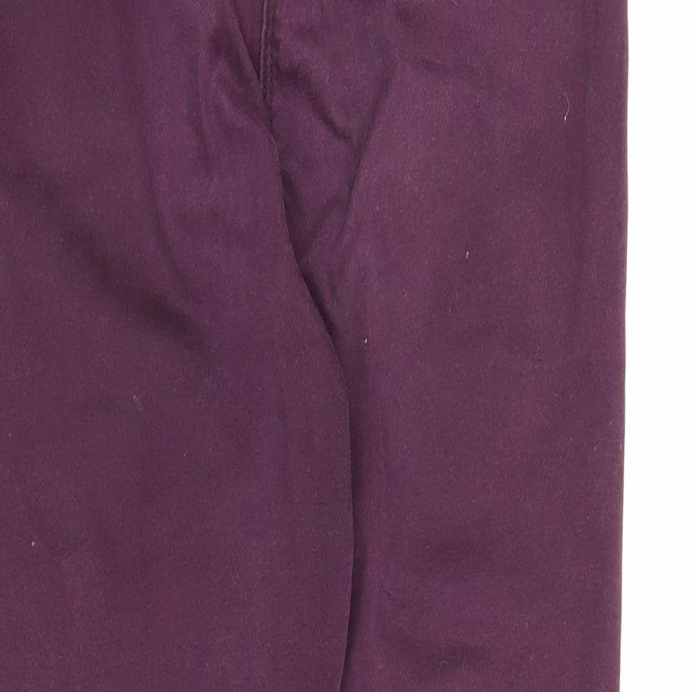 Papaya Womens Purple  Denim Jegging Jeans Size 12 L26 in