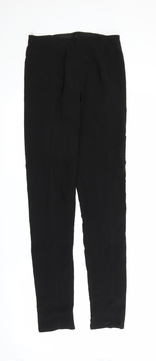 H&M Womens Black   Carrot Leggings Size 8 L30 in