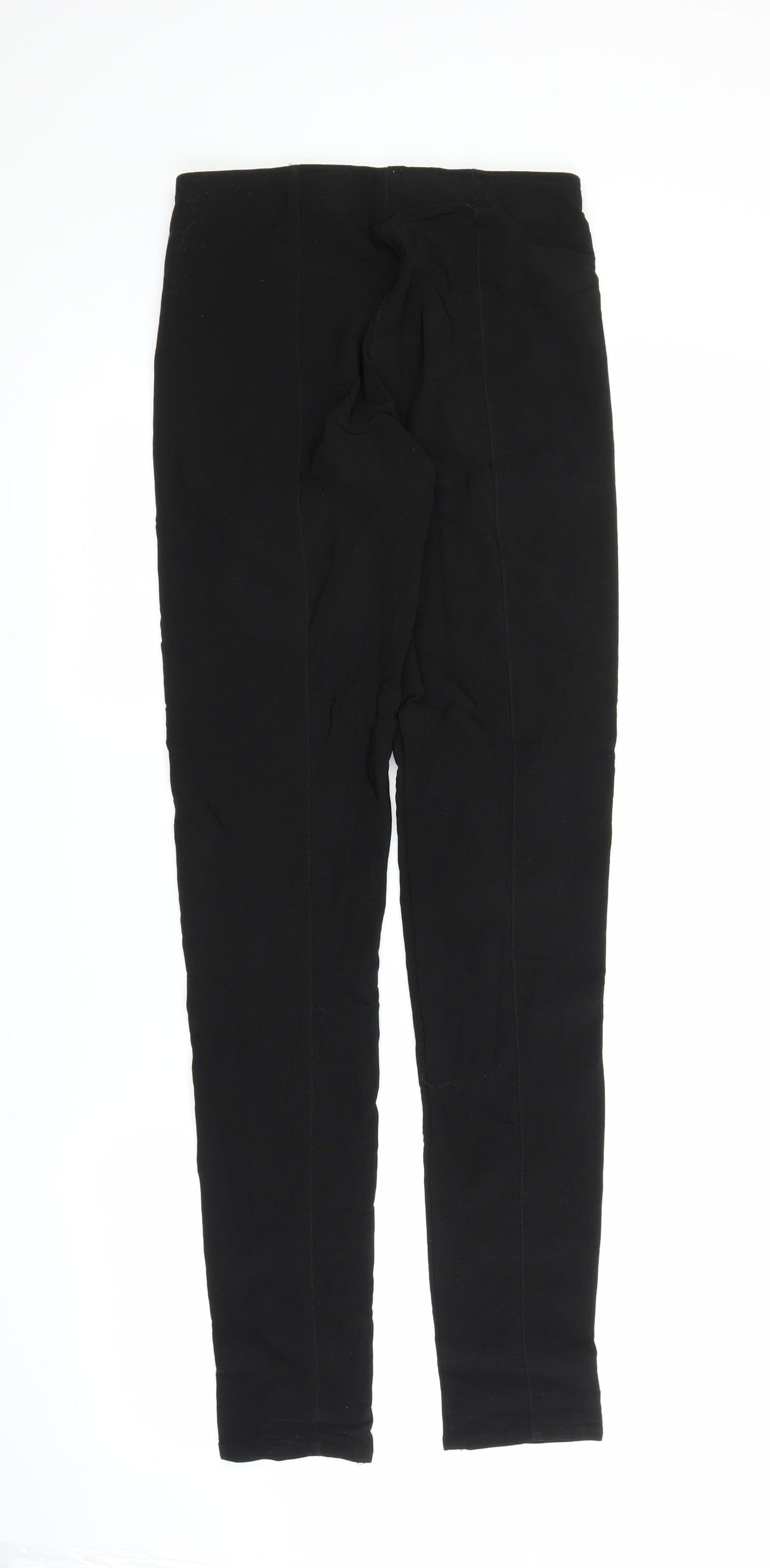 H&M Womens Black   Carrot Leggings Size 8 L30 in