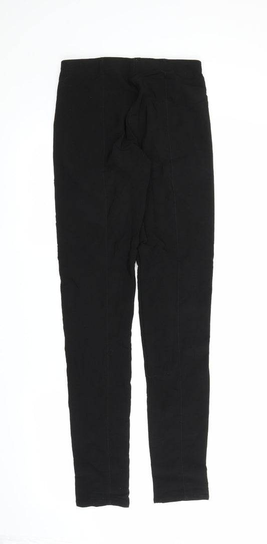 H&M Womens Black   Carrot Leggings Size 8 L30 in