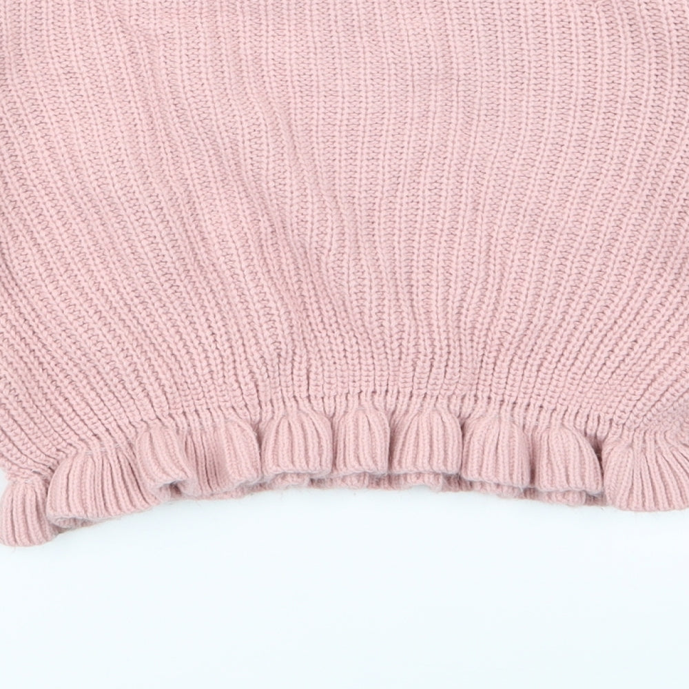 select  Girls Pink   Pullover Jumper Size 14 Years