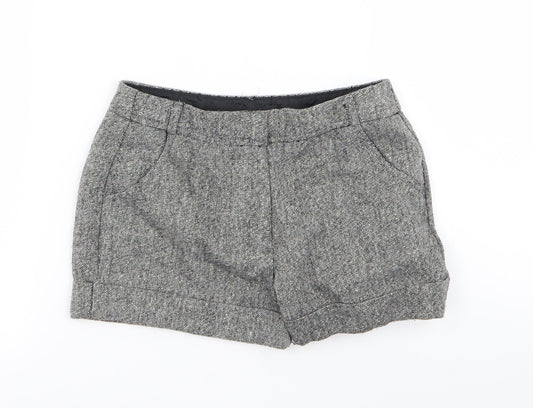 Asda George Girls Grey   Hot Pants Shorts Size 6-7 Years