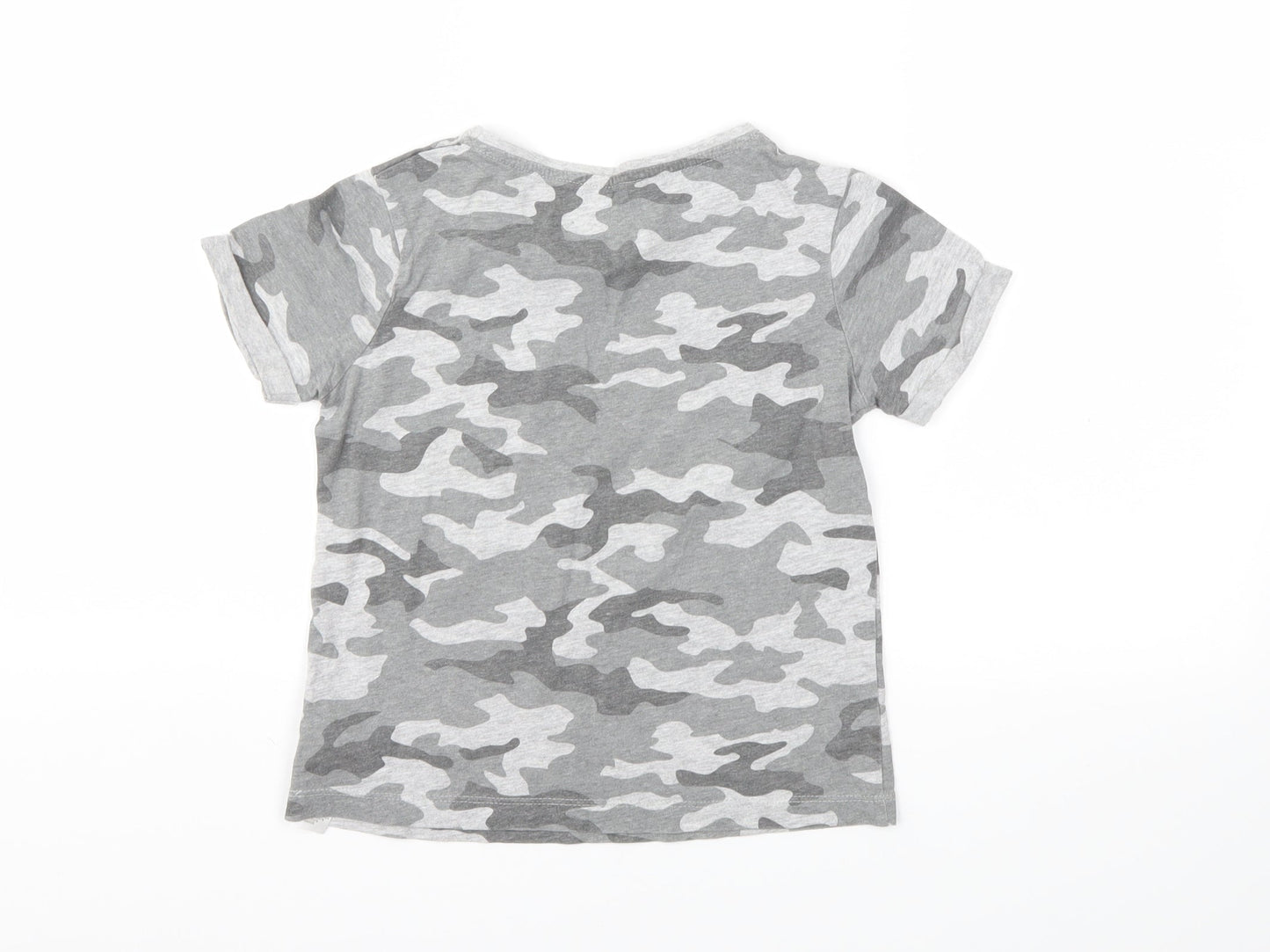 Primark Girls Grey   Basic T-Shirt Size 7-8 Years