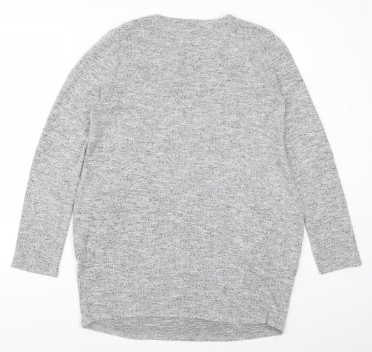 Preworn Womens Grey   Jumper Dress  Size 10