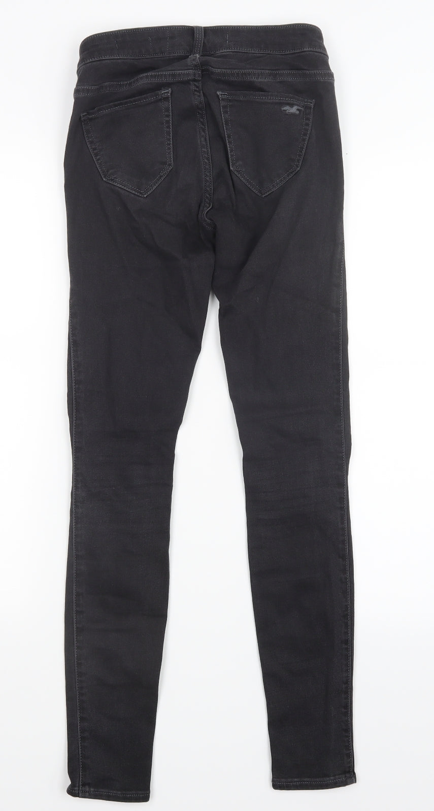 Hollister Womens Black  Denim Jegging Jeans Size 25 in L28 in