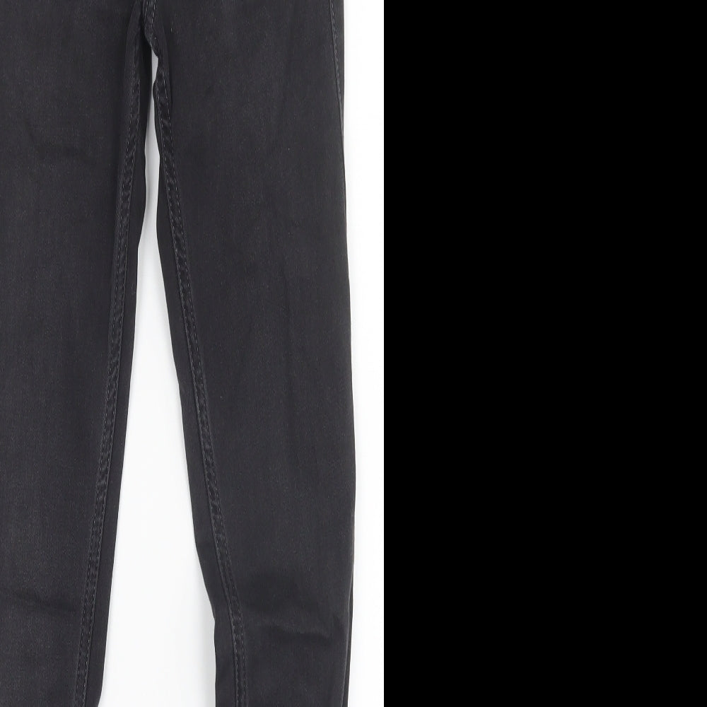 Hollister Womens Black  Denim Jegging Jeans Size 25 in L28 in