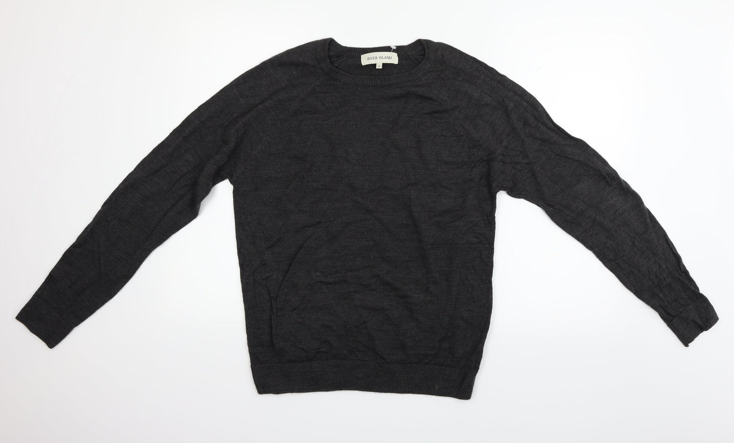 River Island Womens Grey   Pullover Jumper Size M
