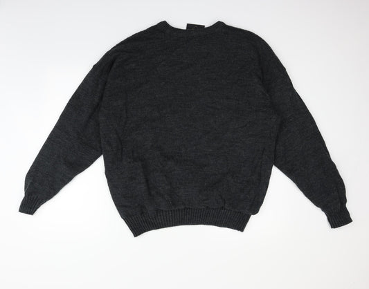 aqua perm Mens Grey   Pullover Jumper Size 2XL