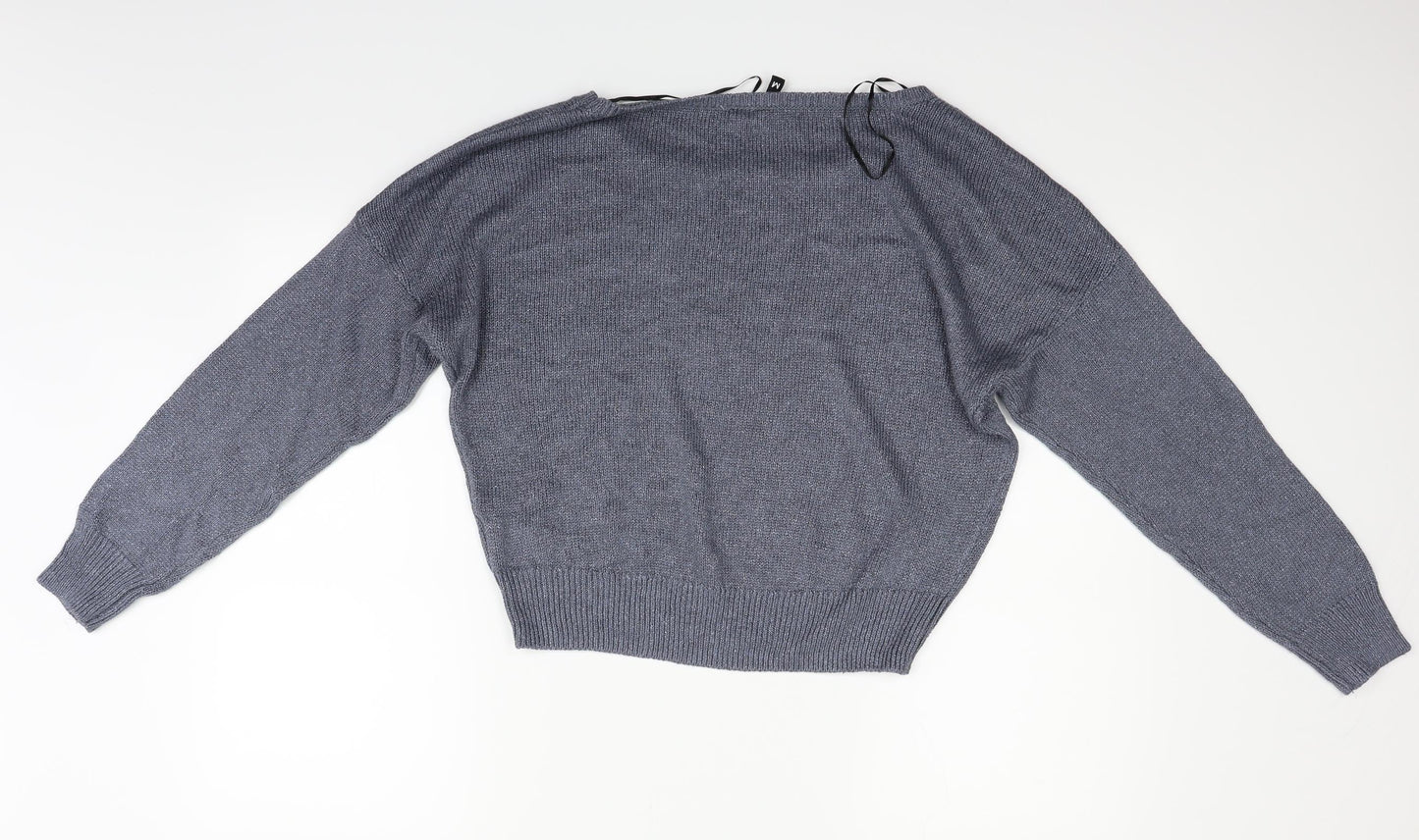 Divided Womens Blue   Pullover Jumper Size M