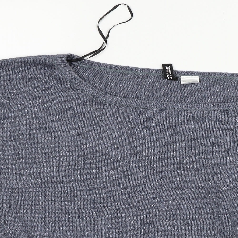 Divided Womens Blue   Pullover Jumper Size M