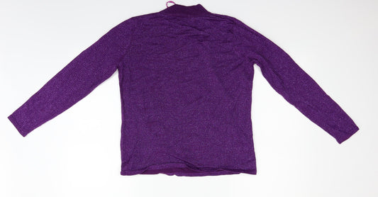 bonmarche Womens Purple   Pullover Jumper Size S