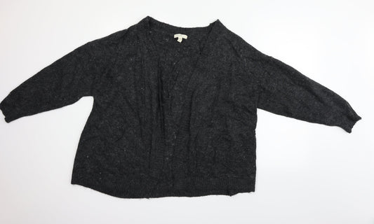 H&M Womens Grey   Cardigan Jumper Size L