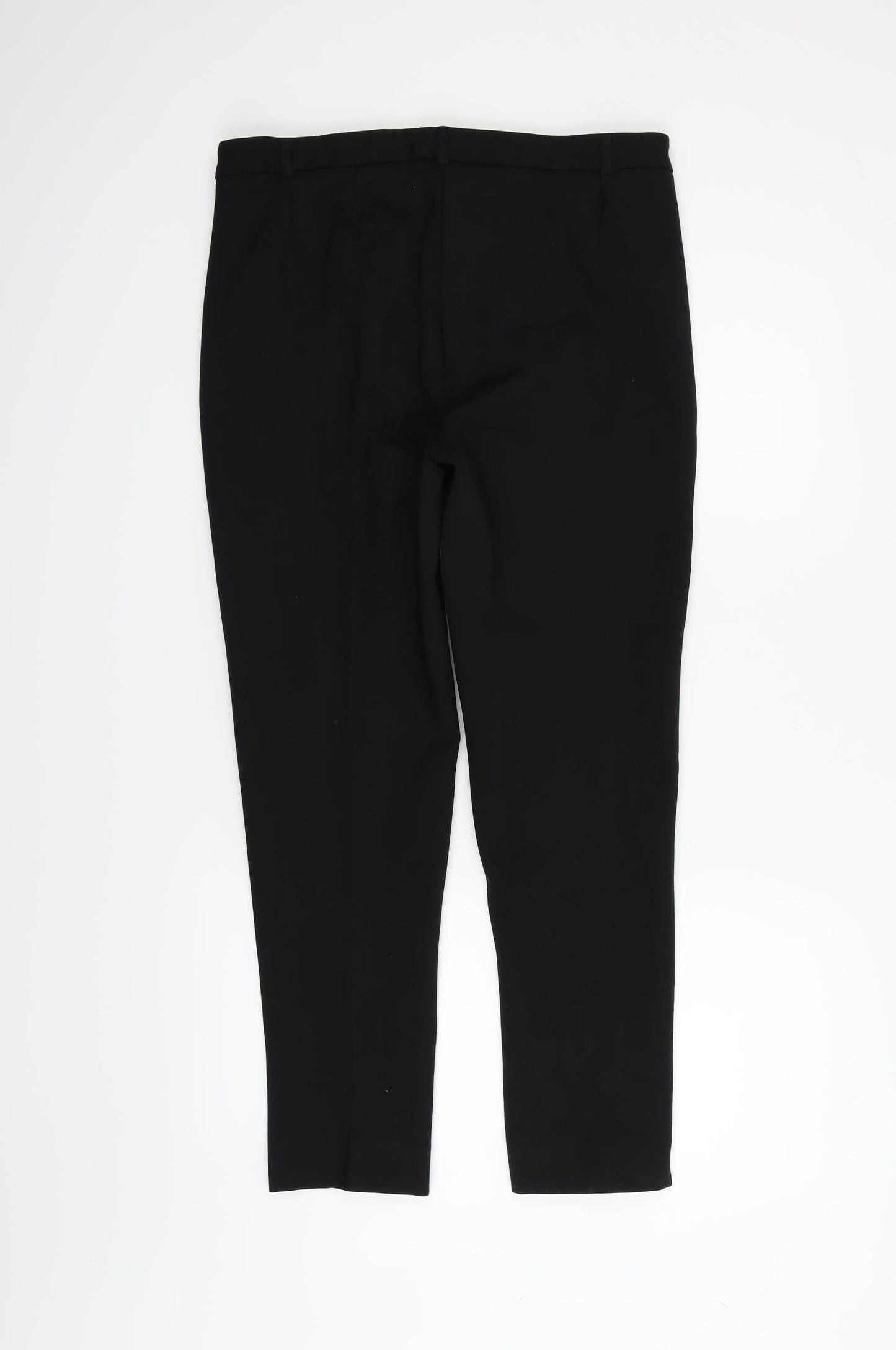 Marks and Spencer Womens Black   Trousers  Size 14 L25 in