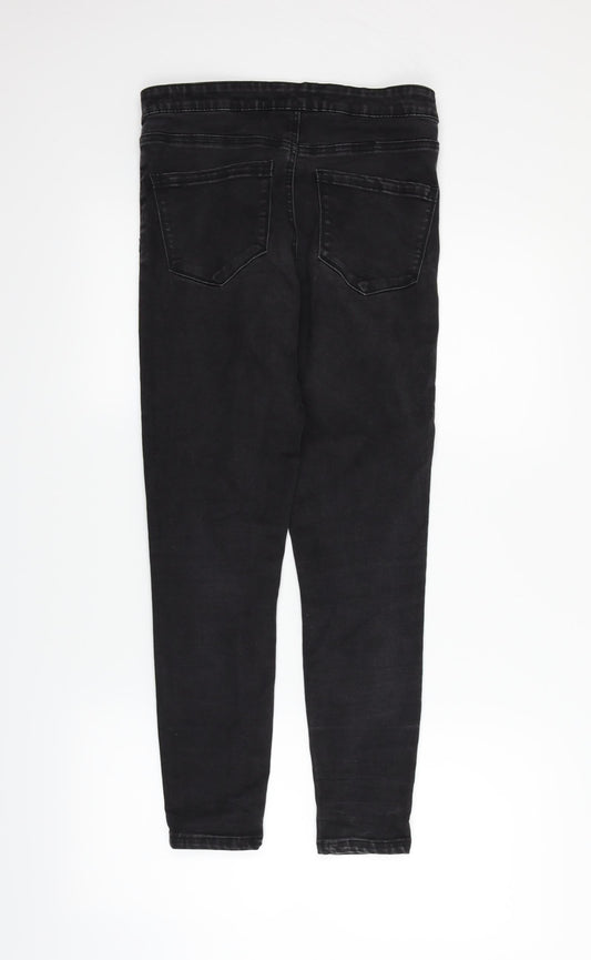 deniem & co Womens Black   Straight Jeans Size 12 L25 in