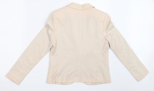 Divided Womens Ivory   Jacket Coat Size 8